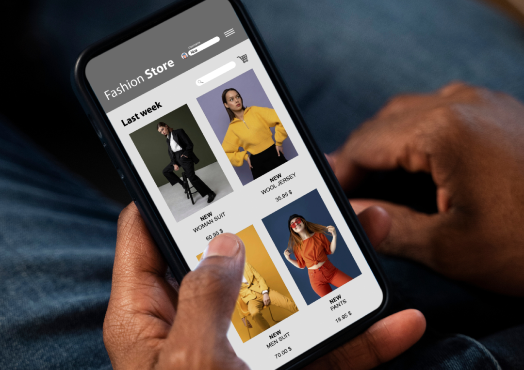 landing page, in store, desktop users